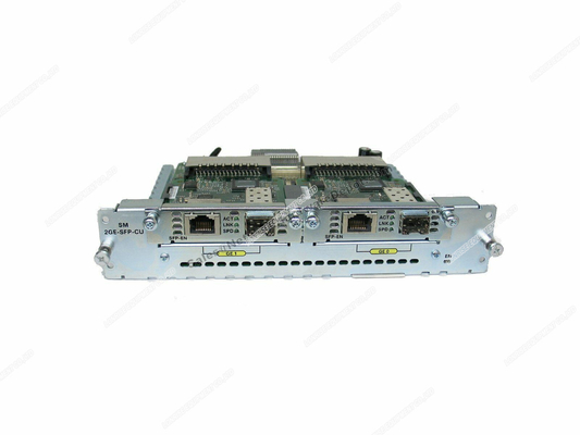 Cisco 3900 Series Routers SM-2GE-SFP-CU 10 / 100 / 1000 Mbps FCC Certifications 1 Year Warranty
