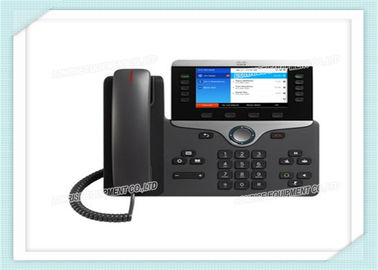 Wall Mountable Cisco IP Phone CP-8861-K9 With Headset Auto - Answer Agent Greeting