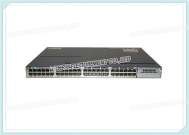 Cisco Fiber Optic Switch WS-C3750X-48PF-L Stackable 48 10/100/1000 Ethernet Full PoE Ports