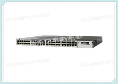 Cisco Fiber Optic Switch WS-C3750X-48T-S Data IP Base - Managed - Stackable