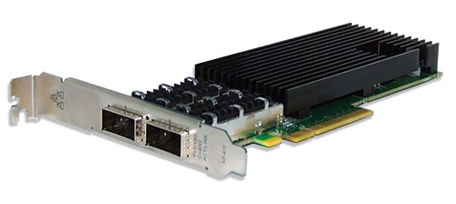Fiber Pci Module PE340G2QI71 Dual Port Fiber 40 Gigabit Ethernet PCI Express Server ...