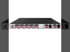CE8855-32CQ4BQ-B  32×100 GE + 4×200 GE, 8 Tbps, VXLAN/M‑LAG/AI‑ECN, 2×1.2 kW AC PSUs & 5 fans, front