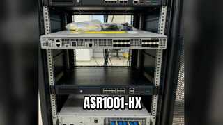 ASR1001-HX 1RU Enterprise Edge Router, 60 Gbps Bandwidth, 4x10GE SFP+ + 8x1GE SFP + 4 Configurable P