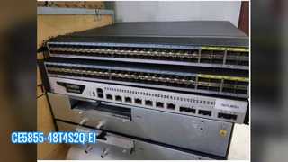 HW CE5855-48T4S2Q-EI Switch(48-Port GE RJ45,4-Port 10G SFP+,2-Port 40G QSFP+,2*FAN Box,Port-side Int