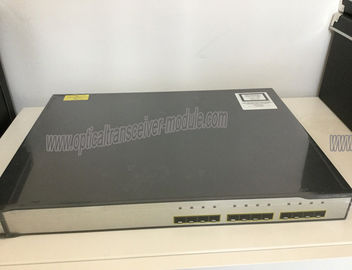 CISCO Switch WS-C3750G-12S-E 12 Port Fiber Optic Switch High Efficiency 1000Mbps / 1Gbps