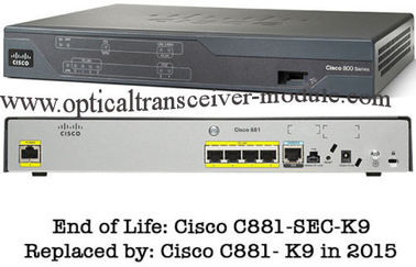 4 LAN Ports Wired Cisco 800 Series Router CE Certification CISCO881/K9