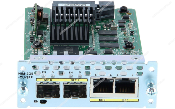 SM-2GE-SFP-CU 10 / 100 / 1000 Mbps Ethernet Cisco Router Modules For Business Network