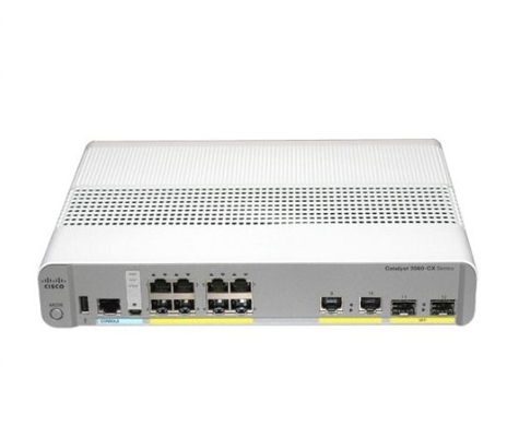 WS-C3560CX-8TC-S  8-Port Compact Switch Layer 3 - 8 X 10/100/1000 Ethernet Ports  2 SFP&amp;2GE Uplinks- Data IP Base