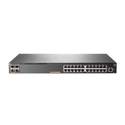 JL255A, Aruba 2930F Switch, 24xGE PoE+/4xSFP+/370W PoE Budget