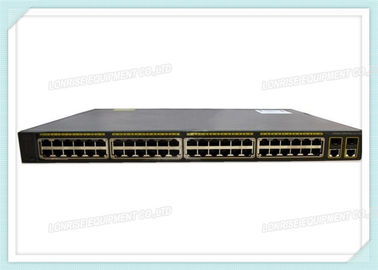 Cisco Switch Ws-C2960+48pst-L Catalyst 2960-Plus Fiber Optic Network Switch 48 10 / 100 Poe Lan Base 16 Gbps