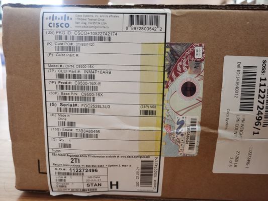 Cisco Catalyst C9500-16X-E 16-Port 10G SFP+ Core Switch (Network Essentials)