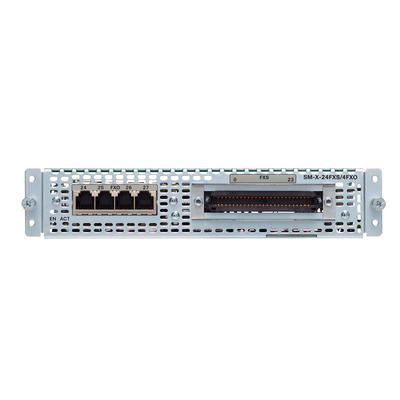 SM-X-24FXS/4FXO  24-port FXS and 4-port FXO Single-wide Service Module