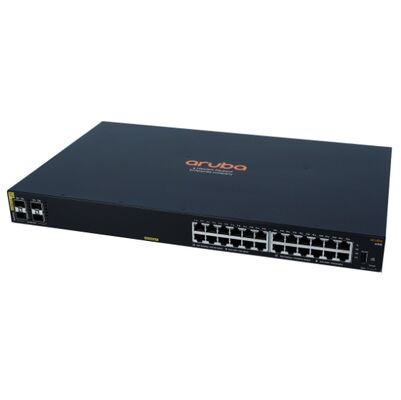 JL678A -Aruba CX 6100 Series Switch With (24) 10/100/1000 Ports + (4) SFP+ Ports  Factory Sealed
