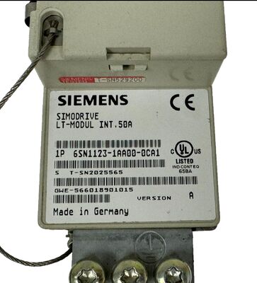 Siemens 6SN1123-1AA00-0CA1 SIMODRIVE 611 Power Module - High-Performance Servo Drive for Industrial Automation