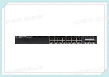 Cisco Fiber Optic Ehternet Switch WS-C3650-24TS-S 48 Ports Layer 3 IP Base IOS Managed
