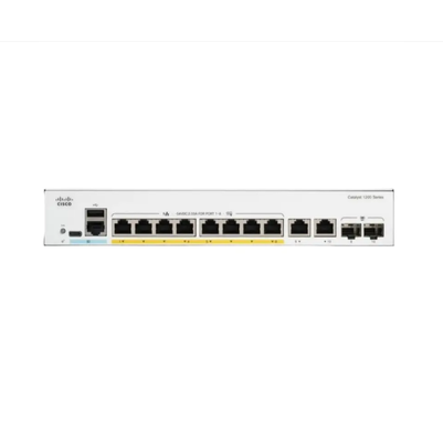 Cisco C1200-8T-E-2G Catalyst 1200 Series 8-Port Gigabit Ethernet Switch with 2 SFP Uplinks
