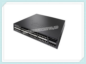 Cisco Fiber Optic Switch WS-C3650-48FWS-S Catalyst 3650 48 Port FPoE 4x1G Uplink w/5 AP licenses IPB