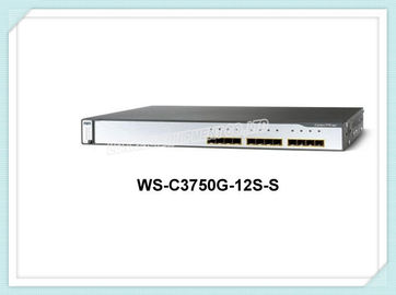Cisco Switch WS-C3750G-12S-S 12 SFP Gigabit Port Optical Fiber Switch