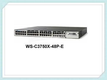 Cisco Enternet Network Switch WS-C3750X-48P-E 48 PoE Port Professional High Scalability