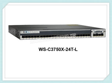Cisco Ethernet Network Switch WS-C3750X-24T-L 24 Ports Fiber Optic Ethernet Switch