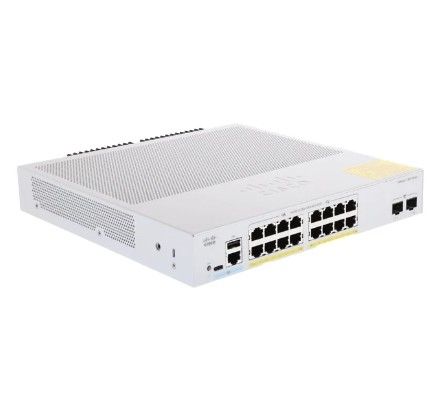 Cisco C1300-16P-2G 16-Port PoE+ Switch with 2x SFP