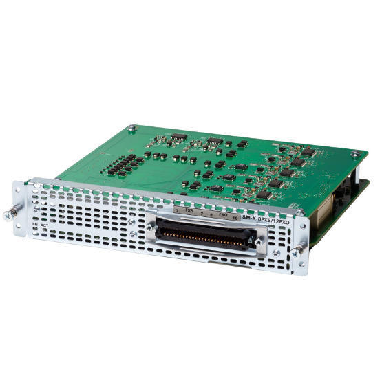 Wide Service Module Cisco SM-X-16FXS/2FXO 16-Port FXS & 2-Port FXO Module