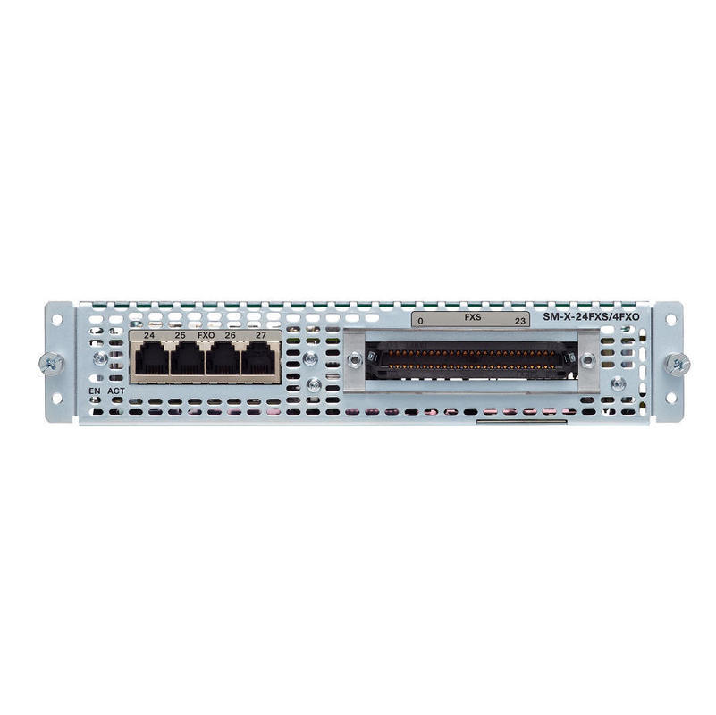 Wide Service Module Cisco SM-X-24FXS/4FXO 24-Port FXS 4-Port FXO Module