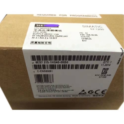 6ES7214-1HG40-0XB0 CPU Module SIMATIC S7-1200 New in Box with 1 Year Warranty by DHL or FedEx