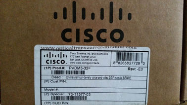 Professional 512MB RAM Cisco PVDM3-32 Network Module Plug In Form Factor