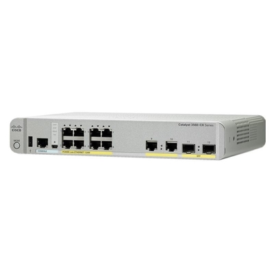 WS-C3560CX-8PC-S Catalyst Compact Ethernet Switch IP Base 176 Gbit Poe