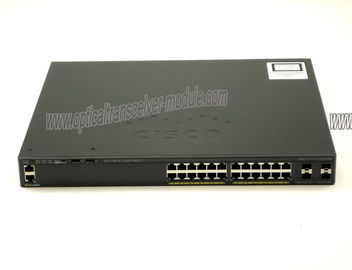 24 Port Fiber Optic Switch , Ethernet Switch SFP Cisco WS-C2960X-24PS-L