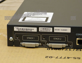 Cisco Network Switch WS-C3750V2-24PS-S 24 10/100 PoE +2 x SFP 32Gbps