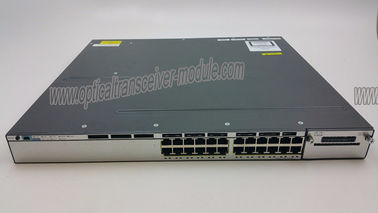 Cisco Ethernet Network Switch WS-C3750X-24T-L 24 Ports Fiber Optic Ethernet Switch