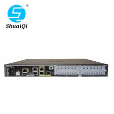 Cisco ISR4321/K9 4G DRAM IP Base 50Mbps-100Mbps System Throughput 2 WAN/LAN Ports