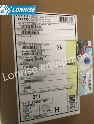 N9K-C9364C Optical Fiber Nexus 9000 Series 9364C ACI Spine Switch With 64p 40/100G QSFP28