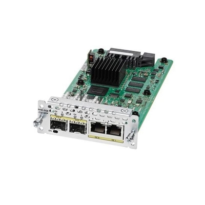 Cisco Ethernet WAN Network expansion Interface Module NIM-2GE-CU-SFP  brings high-density Small Form-Factor Pluggable (SFP)