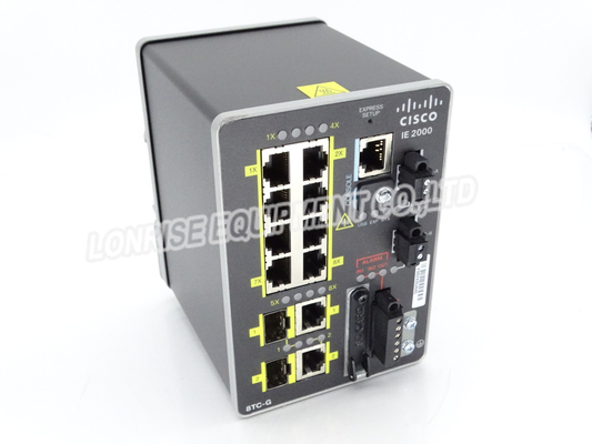 Cisco Original New IE-2000-8TC-G-E With 8fe Ethernet 2000 Switches Copper Ports And 2ge Combo Lan Base