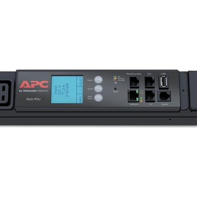 APC AP8886 Rack PDU 2G, Metered, ZeroU, 22.0kW(32A) 17.3kW(24A), 230V, (30) C13 &amp; (12) C19