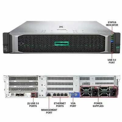 ProLiant D L380 G10 2U Rack Server W/ Intel Xeon Silver 4110 16GB RAM