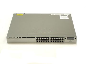 WS-C3850-24T-S Cisco Switch 3850 Catalyst  24 Port Data IP Base 10/100/1000Mbps Stackable 24 10/100/1000 Ethernet ports, with 350WAC power supply