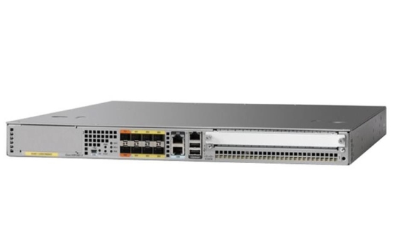 ASR1001-X, Cisco ASR1000-series router, Build-in Gigabit Ethernet port, 6 x SFP ports, 2 x SFP+ ports