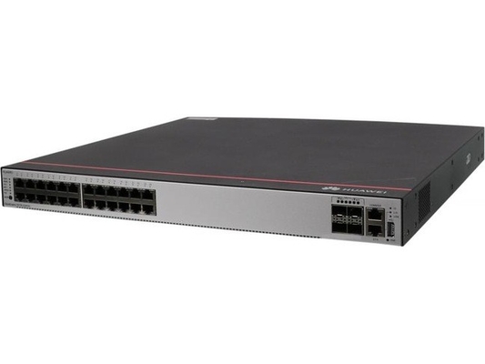 S5735-S24P4X, Huawei S5735-S switch, 24 x 10/100/1000BASE-T ports, 4 x 10 GE SFP+ ports, PoE+, without power module