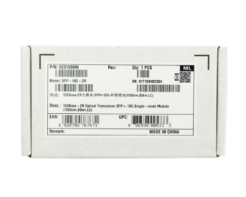 SFP-10G-ZR Huawei 10GBase-ZR Optical Transceiver SFP+,10G Single-Mode Module(1550nm,80km,LC)