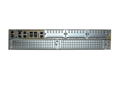 ISR4451-X-VSEC/K9 Cisco ISR 4000 Routers Cisco ISR 4451 VSEC Bundle PVDM4-64 w/ UC SEC Lic CUBE- 25