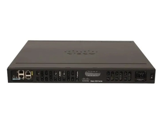 ISR4431-AX/K9 500Mbps-1Gbps system throughput  4 WAN/LAN ports  4 SFP ports  multi-Core CPU  Dual-power  Security