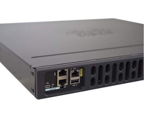 ISR4331/K9 Cisco 4000 Router  100Mbps-300Mbps System Throughput  3 WAN/LAN Ports  2 SFP Ports  Multi-Core CPU