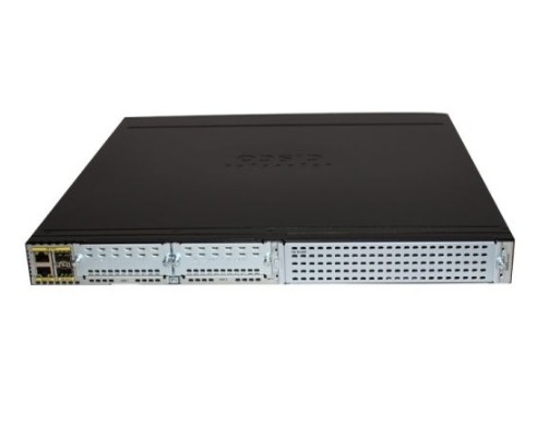 ISR4331-V/K9  100Mbps-300Mbps system throughput  3 WAN/LAN ports  2 SFP ports  multi-Core CPU 1 service module slots