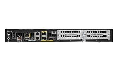 ISR4321-V/K9 50Mbps-100Mbps System Throughput  2 WAN/LAN Ports  1 SFP Port  Multi-Core CPU 2 NIM  Voice Bundle  WAAS