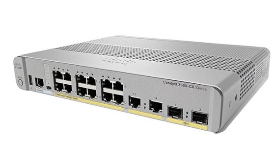 WS-C3560CX-12PD-S  Cisco Catalyst 3560-CX 12-Port Compact Switch Layer 3 POE- 12 X 10/100/1000 Ethernet Ports