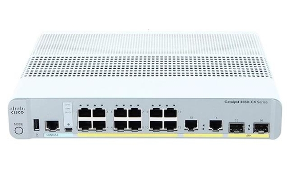 WS-C3560CX-12TC-S Catalyst 3560-CX 12-Port Compact Switch Layer 3 - 12 X 10/100/1000 Ethernet Ports  2 SFP&amp;2GE Uplinks-